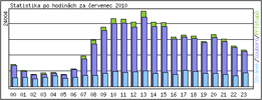 Statistika po hodin�ch